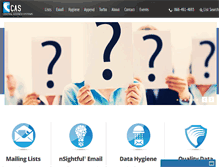 Tablet Screenshot of cas-online.com